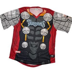 NWOT OT Marvel defender of the diamond size L Tampa Bay Tarpons jersey